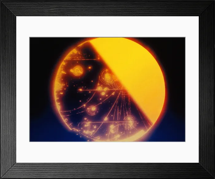 Framed Print : Proton-Photon Collision Framed Print : Proton-Photon Collision