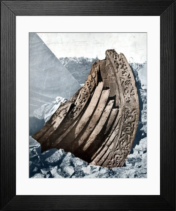 Framed Print : The Oseberg, Viking Ship Framed Print : The Oseberg, Viking Ship
