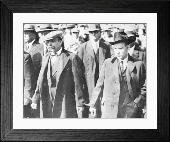 Framed Print : Sacco and Vanzetti, American Anarchists Framed Print : Sacco and Vanzetti, American Anarchists