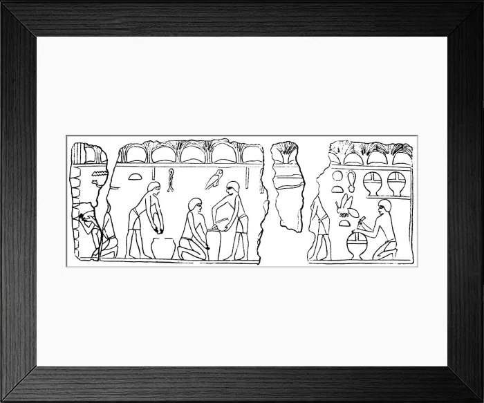 Framed Print : Egyptian Beekeepers, 25th Century BC Framed Print : Egyptian Beekeepers, 25th Century BC