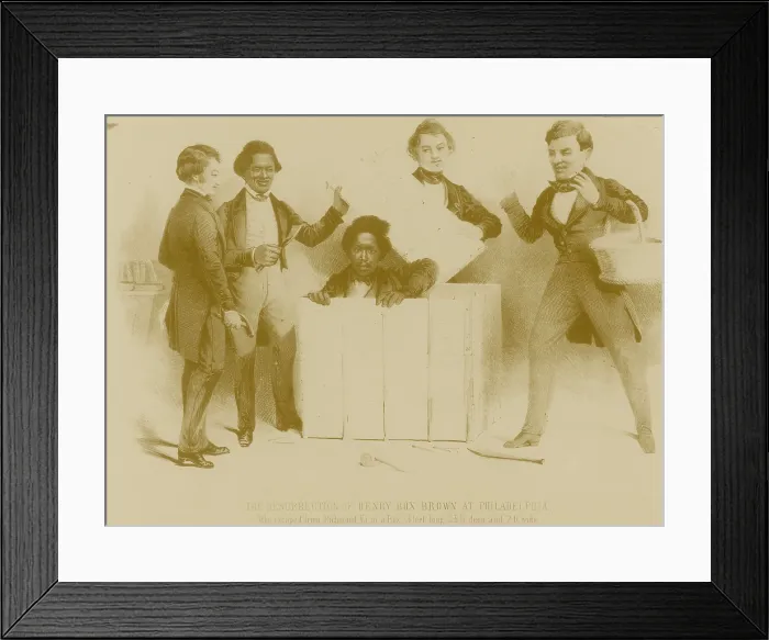 Framed Print : Resurrection of Henry Box Brown Framed Print : Resurrection of Henry Box Brown