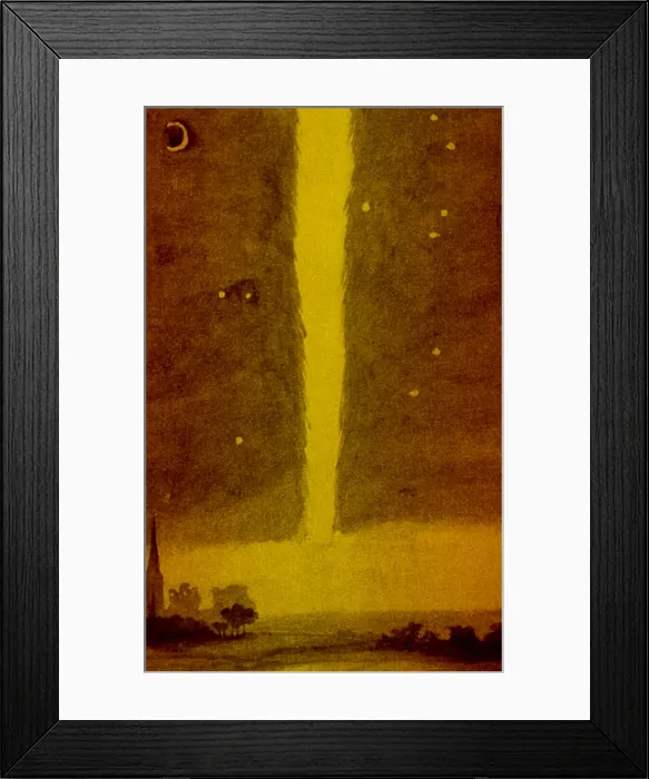 Framed Print : Newton's Comet, 1680 Framed Print : Newton's Comet, 1680
