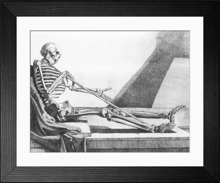 Framed Print : Death Rests