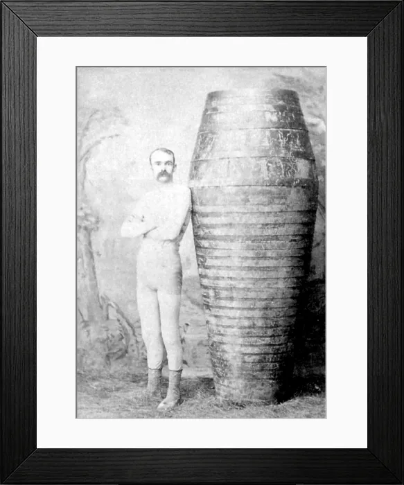 Framed Print : Charles Stephens, English Daredevil Framed Print : Charles Stephens, English Daredevil