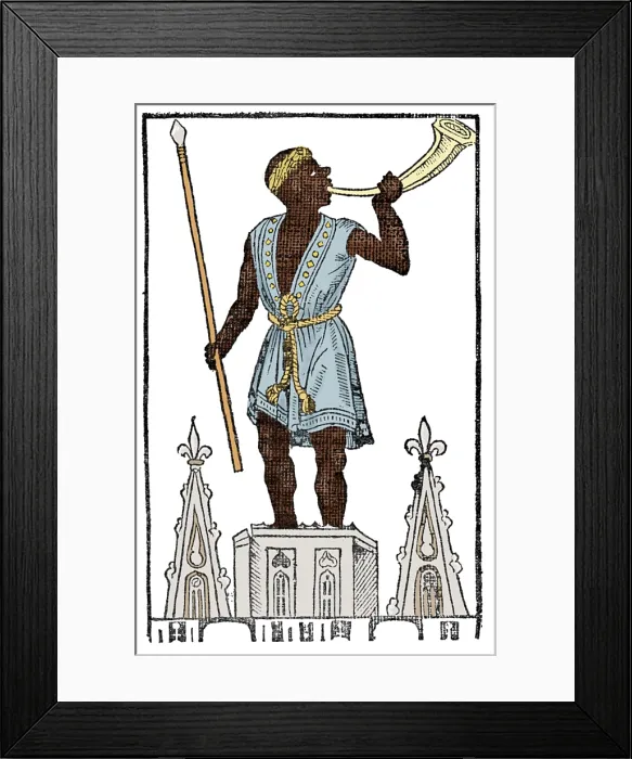 Framed Print : Bradwardinian Woodcut Framed Print : Bradwardinian Woodcut