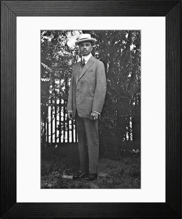 Framed Print : James Weldon Johnson, American Author and Activist Framed Print : James Weldon Johnson, American Author and Activist