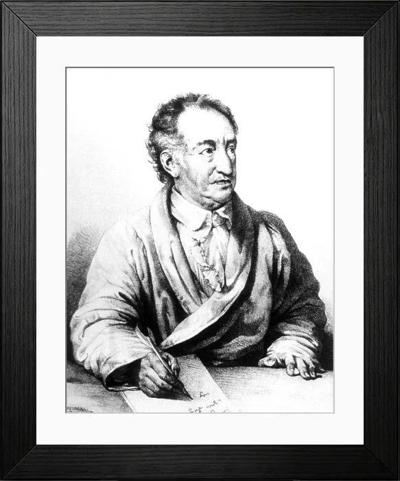Framed Print : Johann von Goethe, German Author and Polymath Framed Print : Johann von Goethe, German Author and Polymath