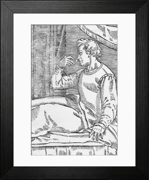 Framed Print : One of Tagliacozzi's Rhinoplasty Methods, 4 of 6 Framed Print : One of Tagliacozzi's Rhinoplasty Methods, 4 of 6