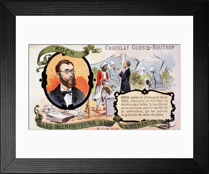 Framed Print : Robert Koch, German Bacteriologist Framed Print : Robert Koch, German Bacteriologist
