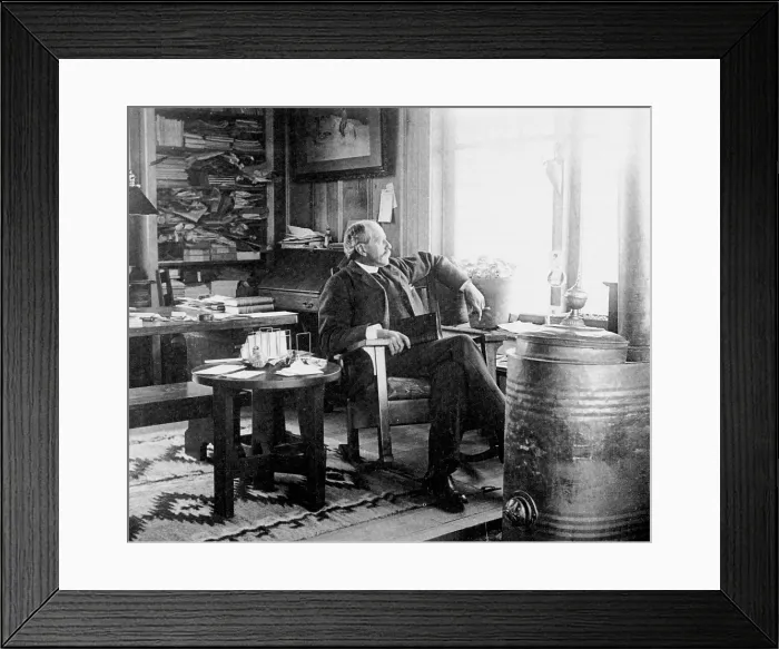 Framed Print : Percival Lowell, American Astronomer