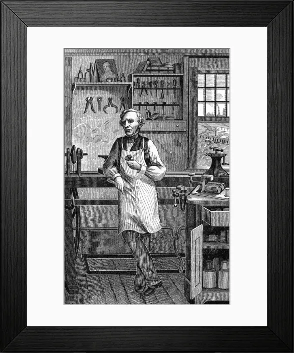 Framed Print : Samuel Morse, American Inventor Framed Print : Samuel Morse, American Inventor