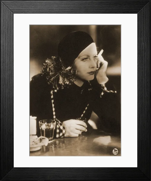 Framed Print : Greta Garbo, Hollywood Movie Star