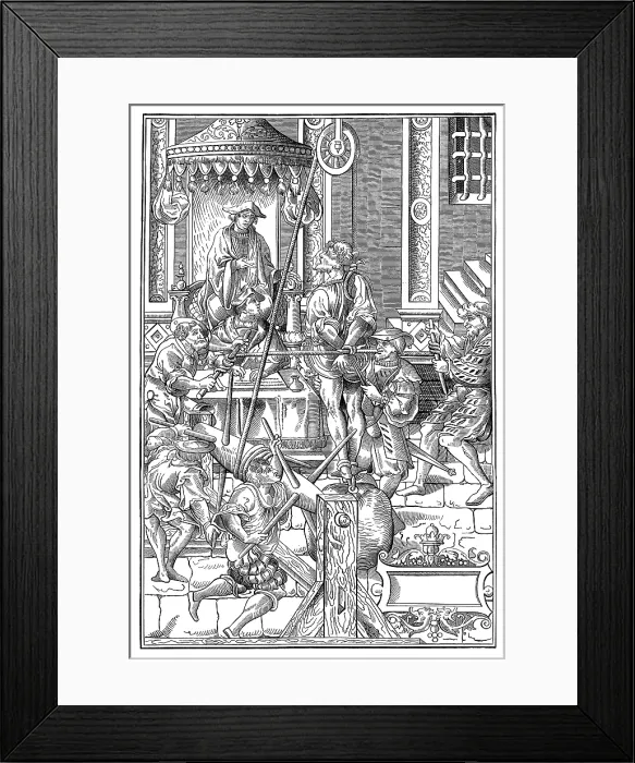 Framed Print : The Strappado, 1541 Framed Print : The Strappado, 1541