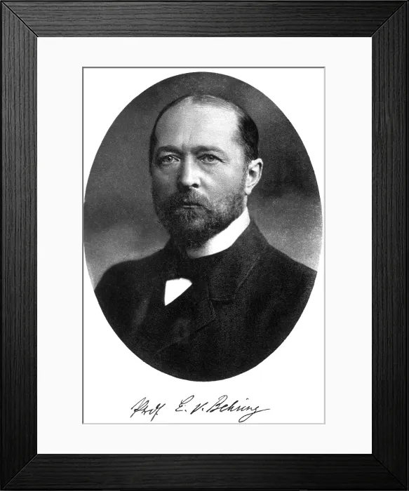 Framed Print : Emil von Behring, German Immunologist Framed Print : Emil von Behring, German Immunologist