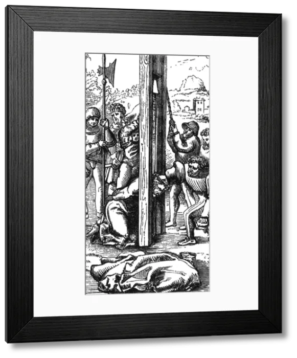 Framed Print : The Guillotine, 18th Century