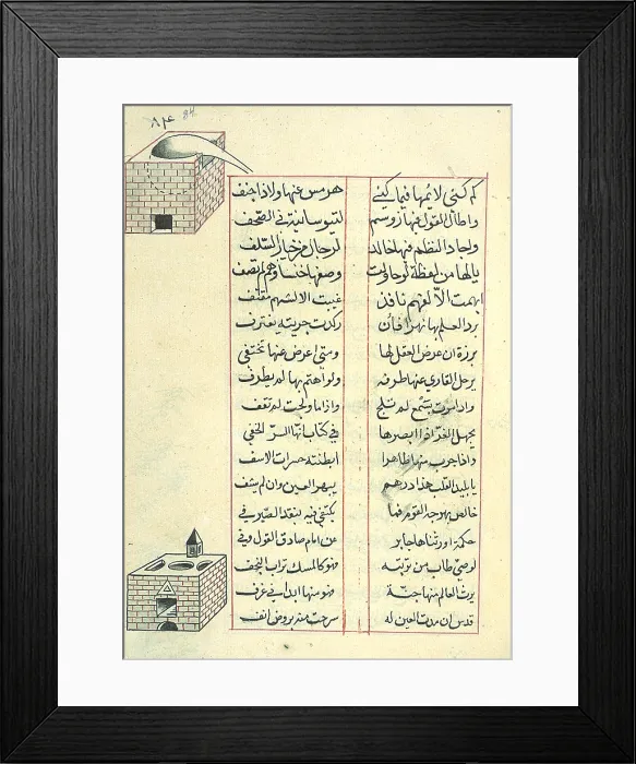 Framed Print : Shudhur al-dhahab, Islamic Alchemy Manuscript, 12th Century Framed Print : Shudhur al-dhahab, Islamic Alchemy Manuscript, 12th Century