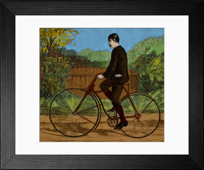 Framed Print : Rover Bicycle, 1888 Framed Print : Rover Bicycle, 1888