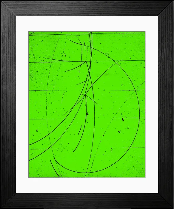 Framed Print : Particle Tracks in Cloud Chamber