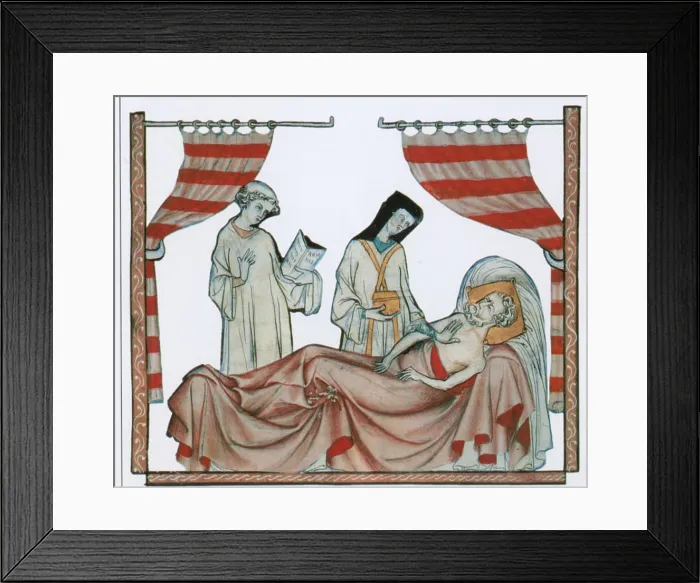Framed Print : Last Rites, Middle Ages
