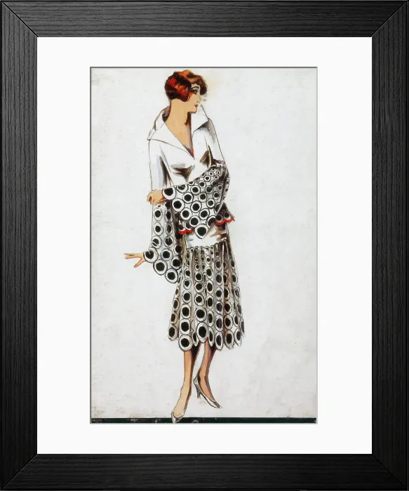 Framed Print : French Fashion, 1925
