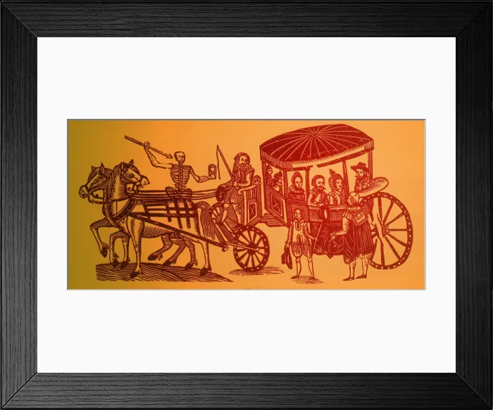 Framed Print : Great Plague of London, 1665 Framed Print : Great Plague of London, 1665