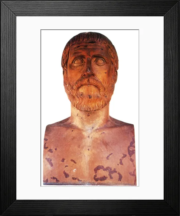 Framed Print : Pythagoras, Greek Mathematician and Philosopher Framed Print : Pythagoras, Greek Mathematician and Philosopher