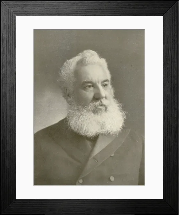 Framed Print : Alexander Graham Bell, Scottish-American Inventor Framed Print : Alexander Graham Bell, Scottish-American Inventor