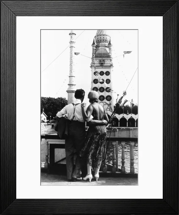 Framed Print : Coney Island, 1928 Framed Print : Coney Island, 1928