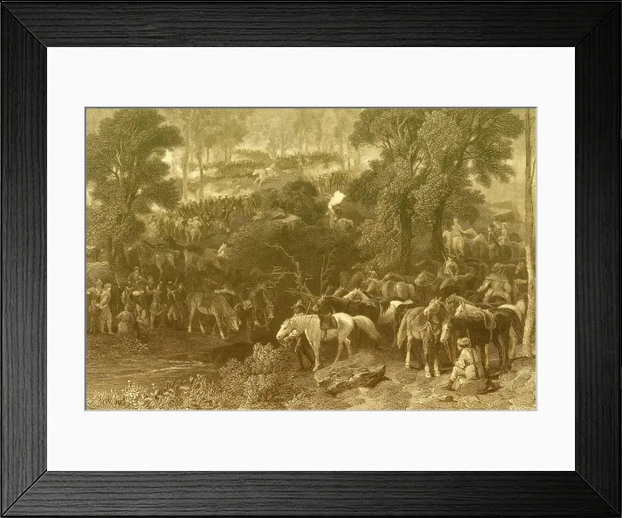 Framed Print : Battle of Kings Mountain, 1780 Framed Print : Battle of Kings Mountain, 1780