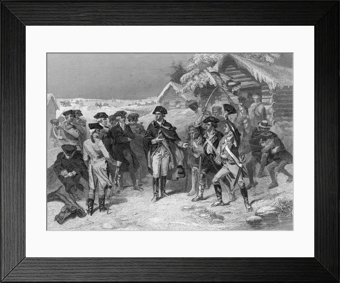 Framed Print : Washington and the Committee of Congress