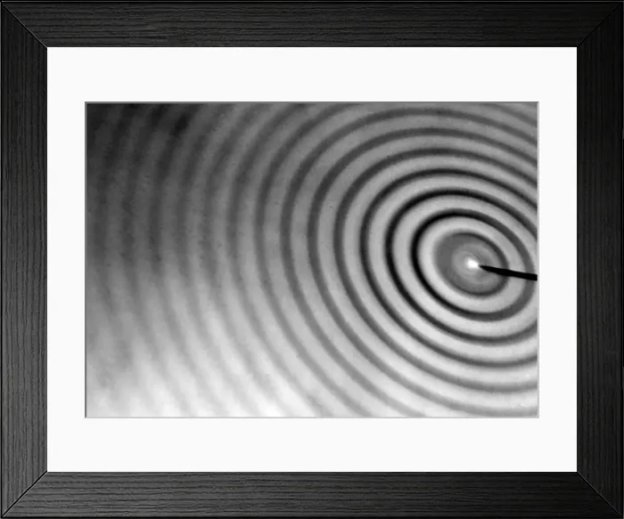 Framed Print : Circular Wave Ripples Framed Print : Circular Wave Ripples