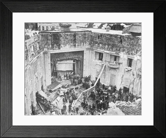 Framed Print : Knickerbocker Storm Damage, 1922 Framed Print : Knickerbocker Storm Damage, 1922