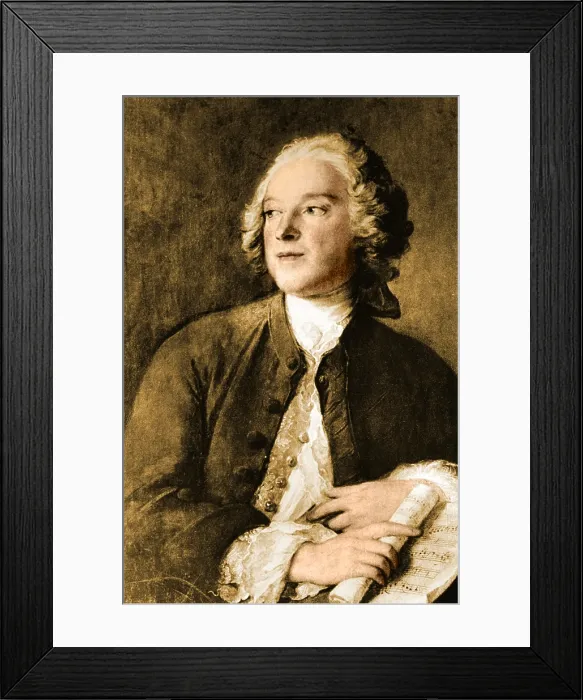 Framed Print : Pierre Beaumarchais, French Polymath