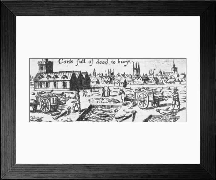 Framed Print : Great Plague of London, 1665 Framed Print : Great Plague of London, 1665