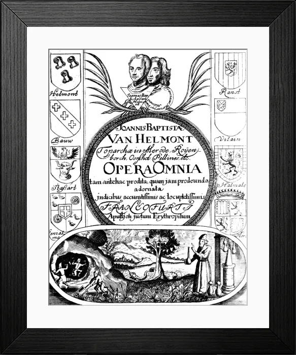 Framed Print : Jan Baptist van Helmont's, Opera Omnia, 1682 Framed Print : Jan Baptist van Helmont's, Opera Omnia, 1682