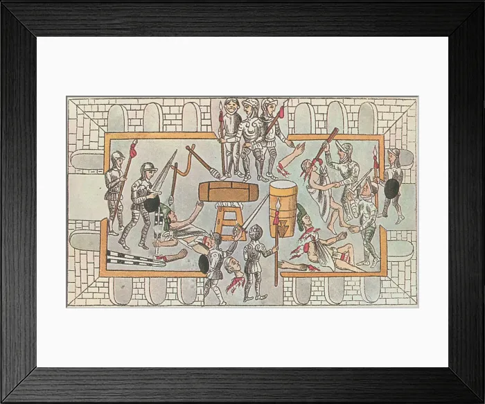 Framed Print : Siege of Tenochtitlan, 1521 Framed Print : Siege of Tenochtitlan, 1521