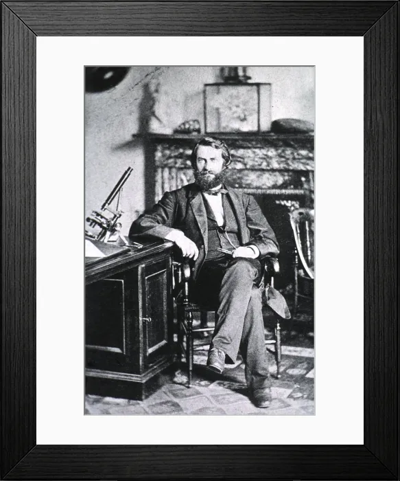 Framed Print : Joseph Leidy, Father of American Vertebrate Paleontology