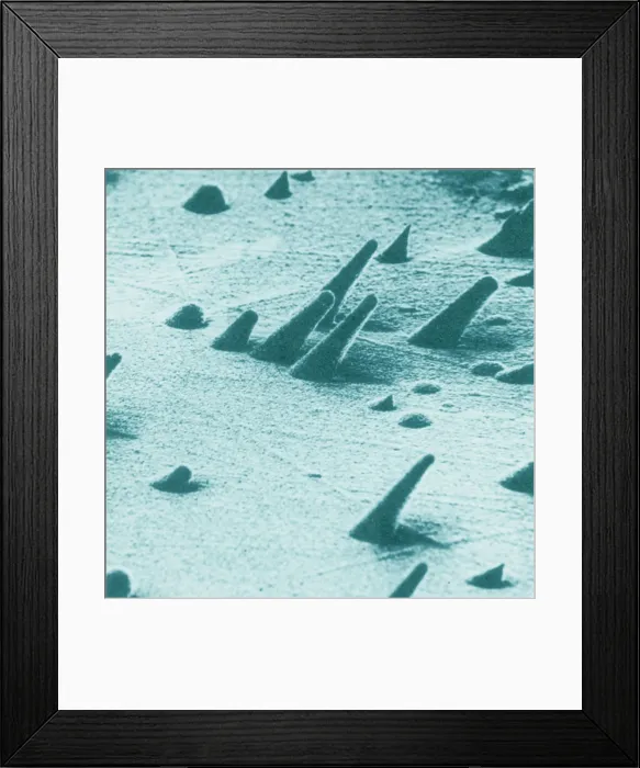 Framed Print : Tracks from cosmic rays, magnified 800 times Framed Print : Tracks from cosmic rays, magnified 800 times