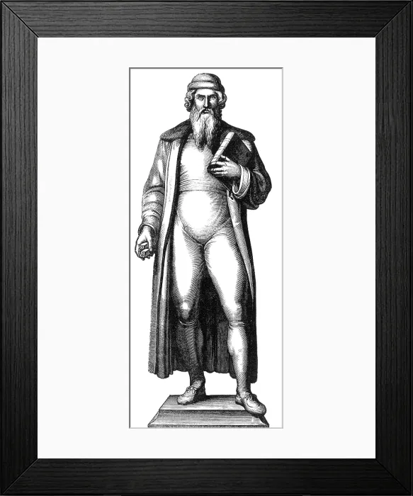 Framed Print : Johannes Gutenberg, German Inventor and Publisher Framed Print : Johannes Gutenberg, German Inventor and Publisher