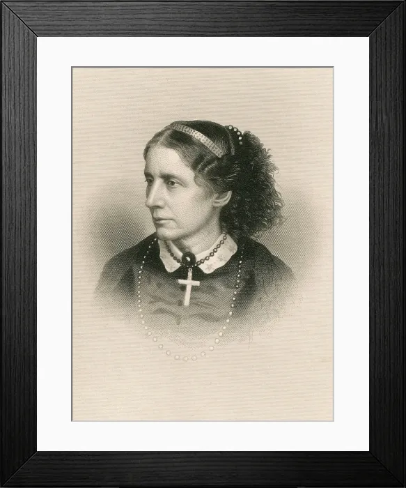 Framed Print : Harriet Beecher Stowe, American Author Framed Print : Harriet Beecher Stowe, American Author