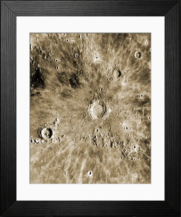 Framed Print : Moon Surface Framed Print : Moon Surface