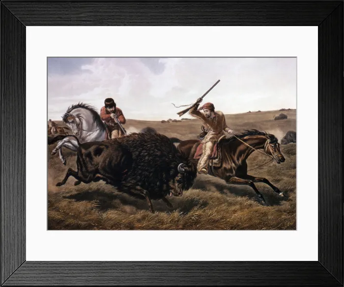 Framed Print : Currier and Ives, Life on the Prairie, 19th Century Framed Print : Currier and Ives, Life on the Prairie, 19th Century