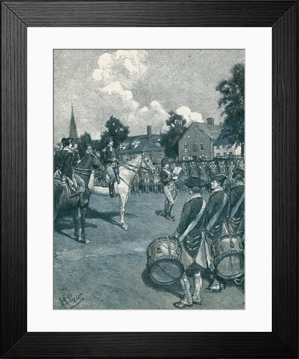 Framed Print : Reading of Declaration of Independence, 1776 Framed Print : Reading of Declaration of Independence, 1776
