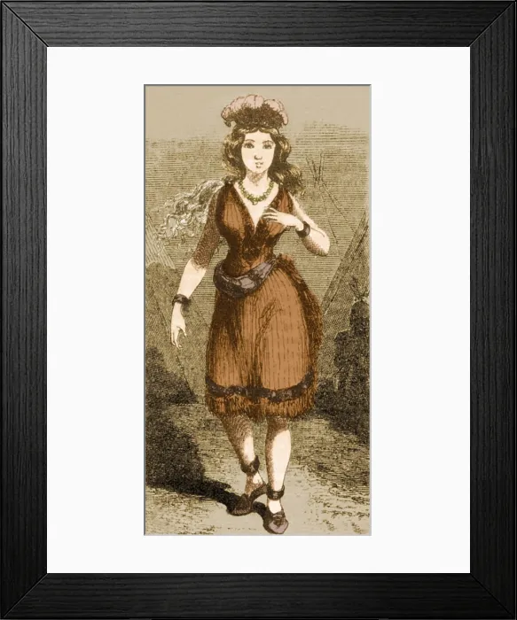 Framed Print : Virginia Dare, First American Settler Baby Framed Print : Virginia Dare, First American Settler Baby