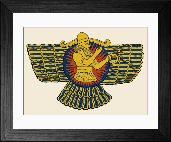 Framed Print : Ashur, Assyrian God