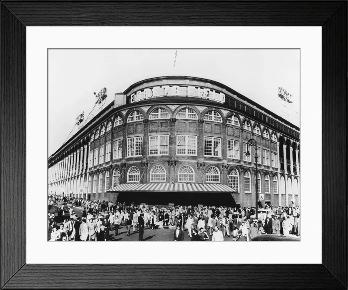Framed Print : NYC, Ebbets Field, 1950s