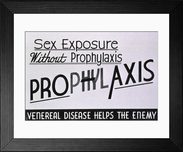 Framed Print : WWII STD Poster, Sex Exposure Without Prophylaxis: Pro-Axis Framed Print : WWII STD Poster, Sex Exposure Without Prophylaxis: Pro-Axis