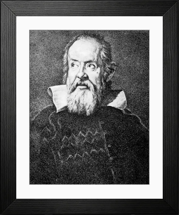 Framed Print : Galileo Galilei, Italian Polymath Framed Print : Galileo Galilei, Italian Polymath