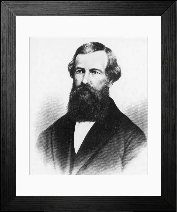 Framed Print : Elisha Graves Otis, American Inventor Framed Print : Elisha Graves Otis, American Inventor