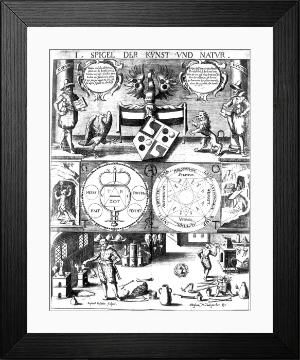 Framed Print : Alchemical Treatise Framed Print : Alchemical Treatise